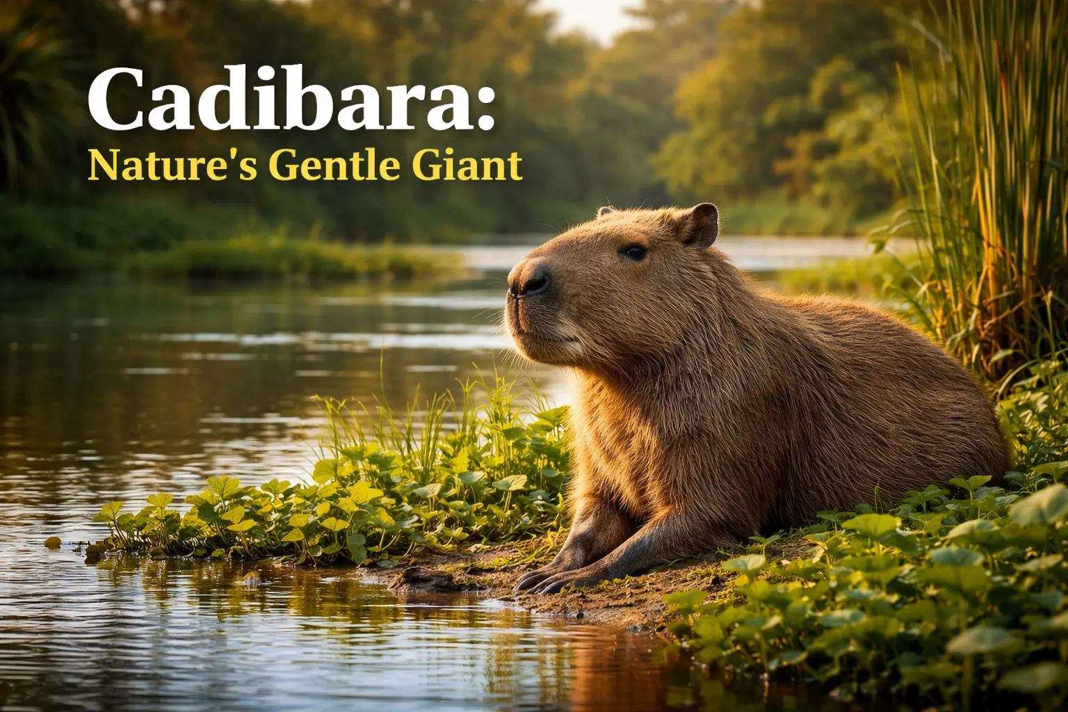 Cadibara: The Gentle Giant Taking Over Hearts Worldwide
