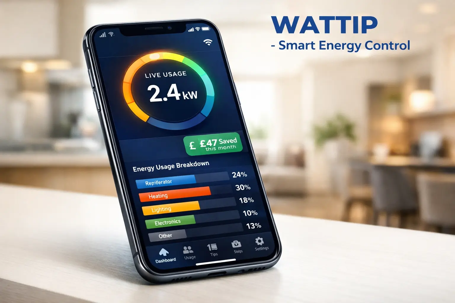 Wattip: Smart Energy Monitor That Cuts Bills Fast