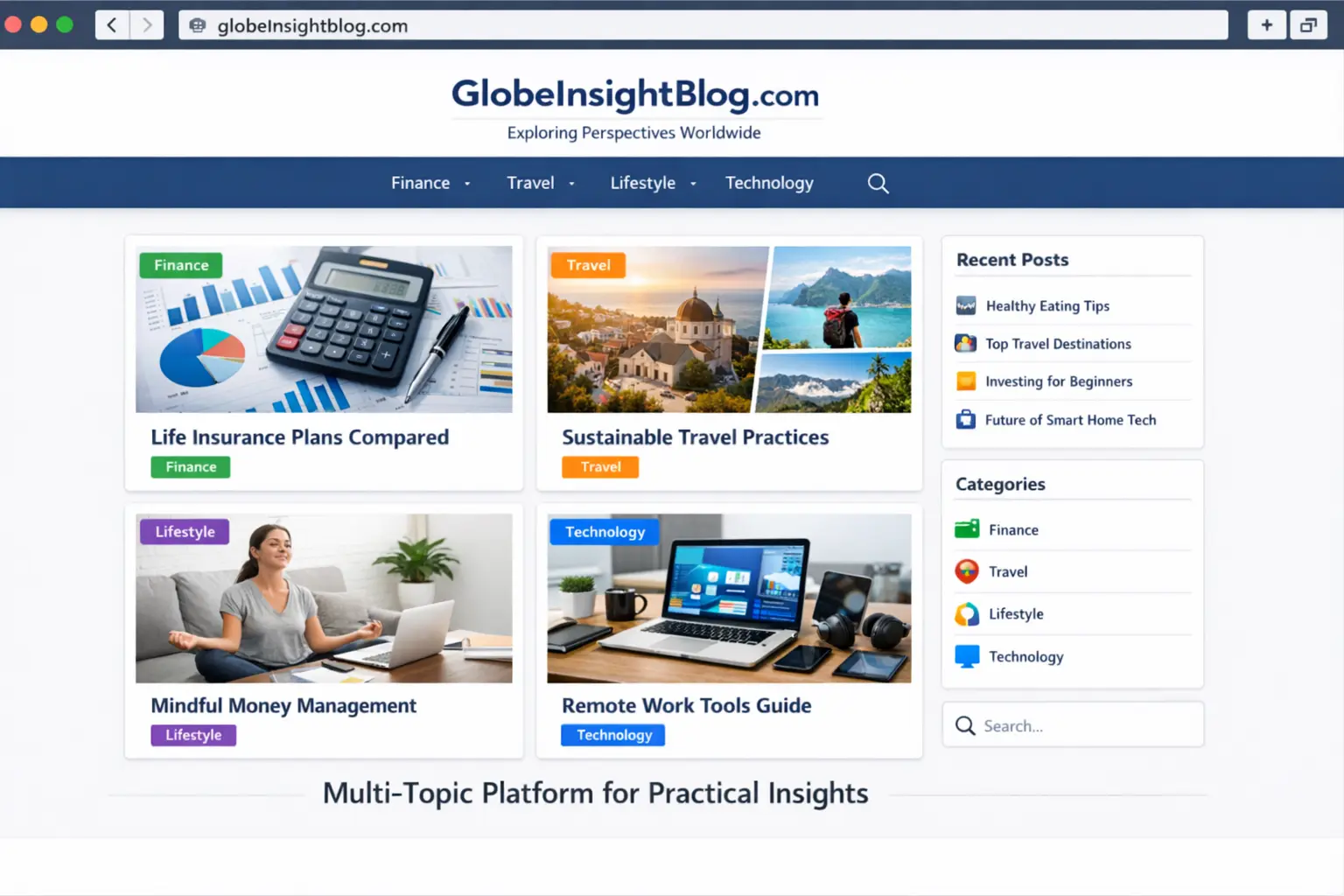GlobeInsightBlog.com: What This Platform Actually Offers Readers