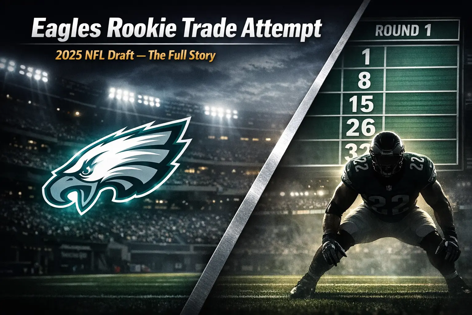 Eagles Rookie Trade Attempt Explained What Really Happened and How It Impacts the 2026 Season